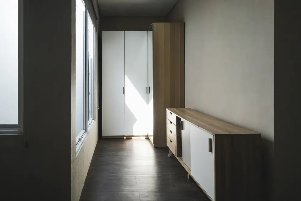 Walk-in closet master bedroom